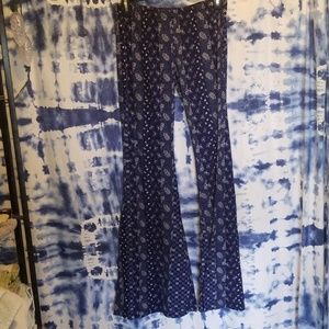 Navy blue bell bottoms
